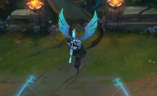 dwg皮肤模型:烬开大帅到犯规!蕾欧娜二次元味道十足_腾讯新闻