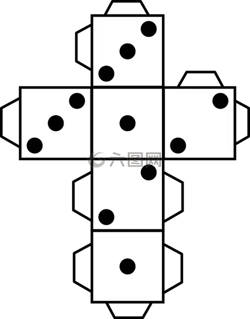 立方体,骰子,工艺品