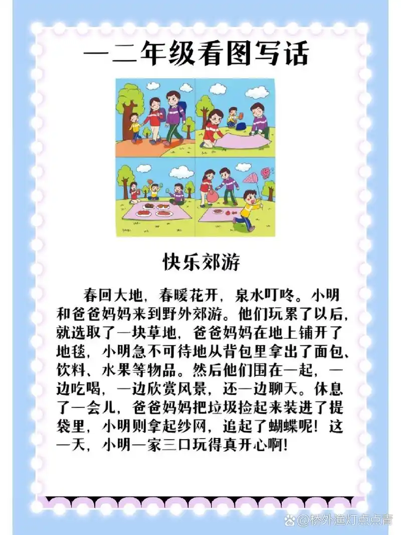 看图写话《快乐郊游》