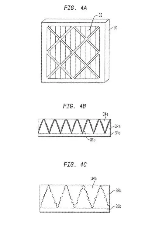 waved filter media and elements