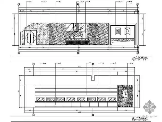 [分享]展示厅cad立面图资料下载