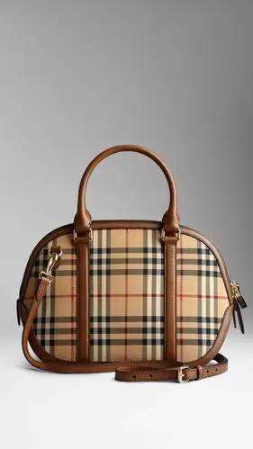 巴宝莉|burberry|蜂蜜色/棕褐色 39393351 小号horseferry check格纹