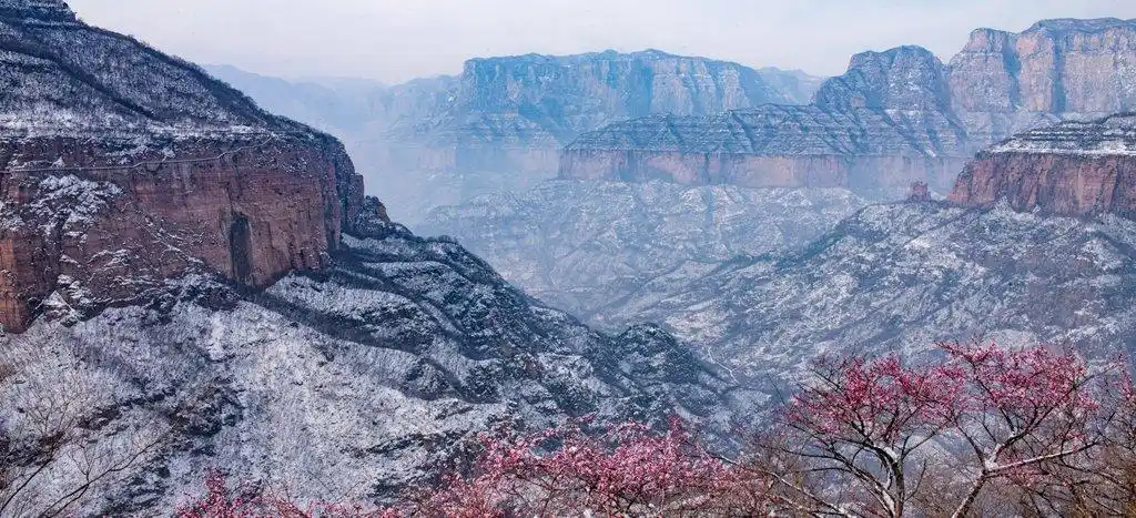 我拍南太行天界山春雪之一韩修平老师摄影