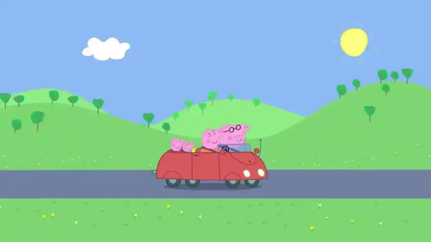 小猪佩奇佩奇去工程世界可以玩挖掘机体验各种工程车