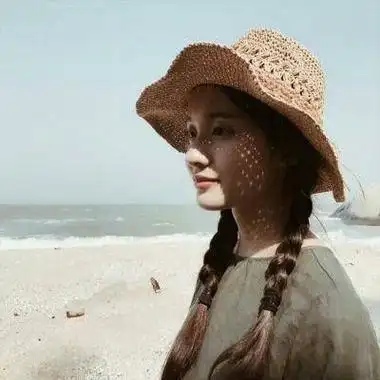 小清新海边女生头像