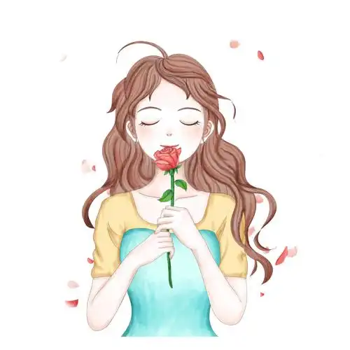 高清手绘女神gif动图美女卡通人物古代人物女神[gif]