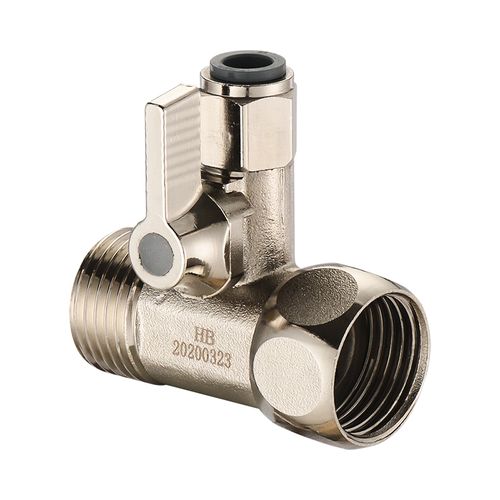 净水机水龙头进水三通水管分水阀转快接头4分转2/3分净水器配件 a1:4