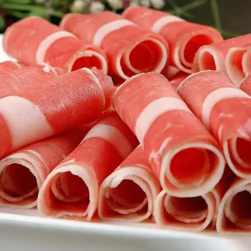 鲜嫩羔羊肉卷200g*5盒 澳门豆捞菜品精选羊肉片 火锅食材