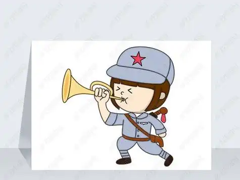 红军简笔画红军简笔画卡通人物