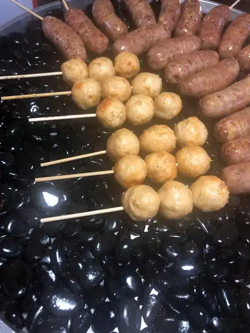 珍享澎湖墨鱼爆蛋台湾小吃墨鱼小丸子火锅麻辣烫食材油炸小丸子