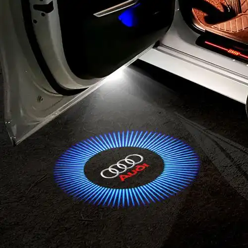 汽车迎宾灯开门感奥迪迎宾灯q5 q7 q3 a3 a6l a5 a7 a8 a4l改装车门