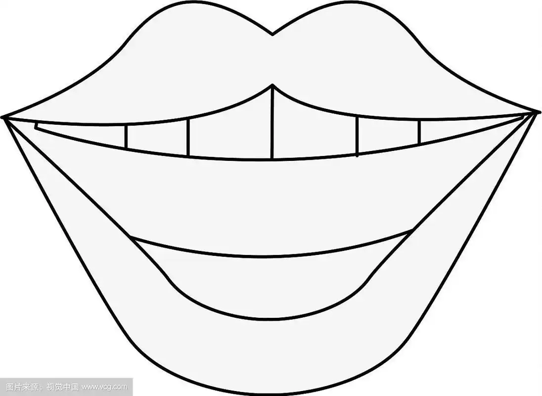 微笑嘴笑图标形象