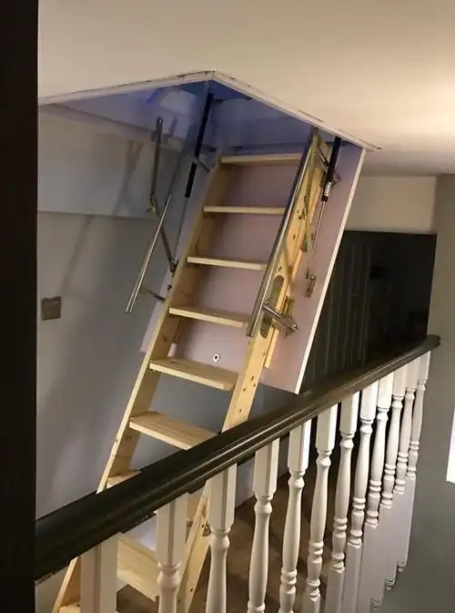 伸缩楼梯电动伸缩楼梯阁楼伸缩楼梯厂家新乡市贞鹏机械有限公司