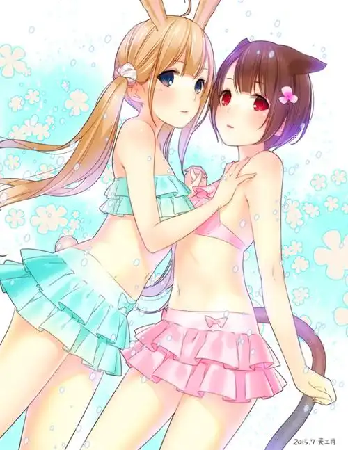 泳装二次元漫画