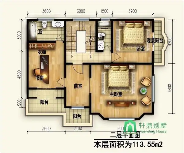 12x9米三层自建房设计图全套施工图纸轩鼎建筑出品