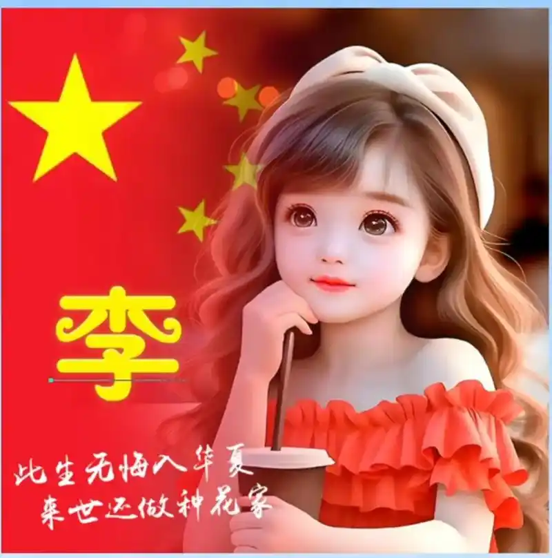 专属姓氏头像 #我姓李木子李 - 抖音