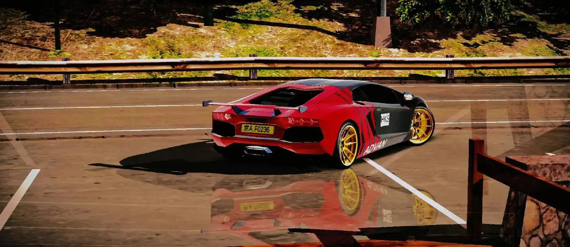 兰博基尼 大牛advan 涂装