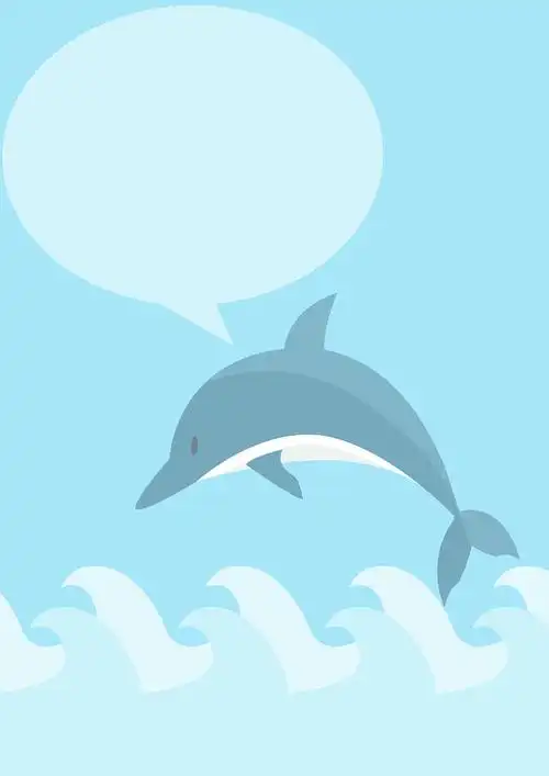 海豚海报背景