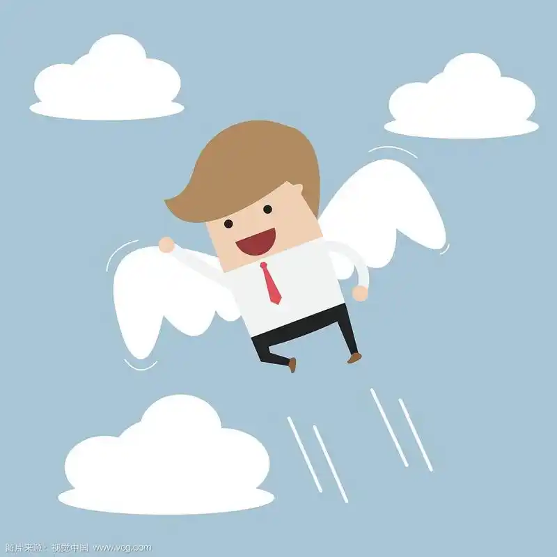 展翅高飞的商人