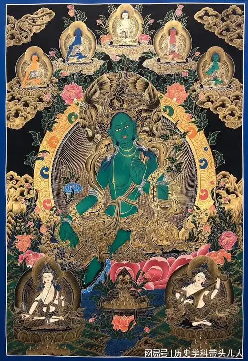 绿度母精美唐卡集锦(高清)下|观世音菩萨|法门|文殊菩萨|救度_网易