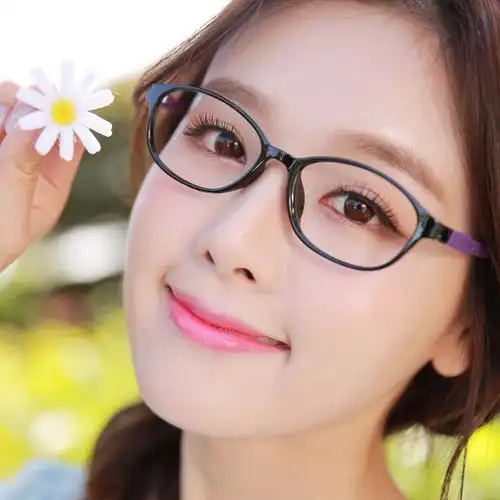 成品近视眼镜女文艺圆可爱框眼镜框近视女款镜架女超轻tr90眼睛框