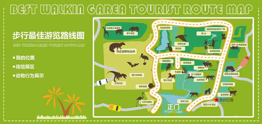 北京野生动物园门票导视系统展板设计