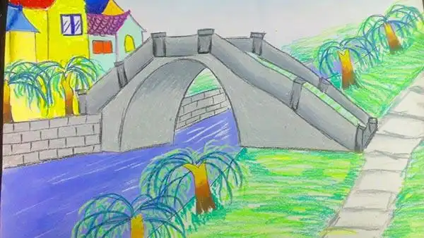 家乡画儿童画 家乡画儿童画简单