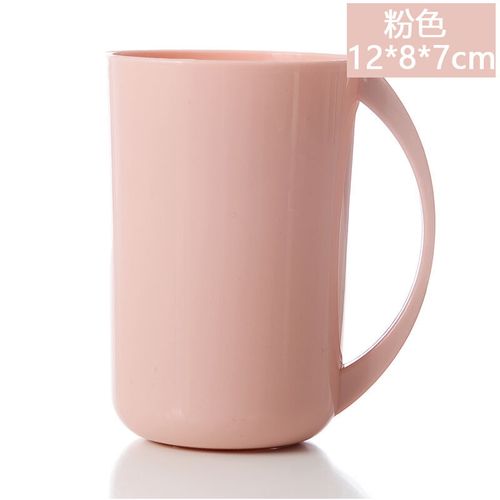 情侣洗漱杯时尚塑料牙刷杯子套装家用色洗 粉色4个装颜色可以备注