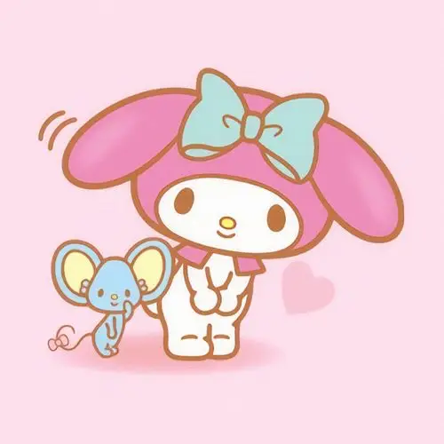 美乐蒂粉色头像