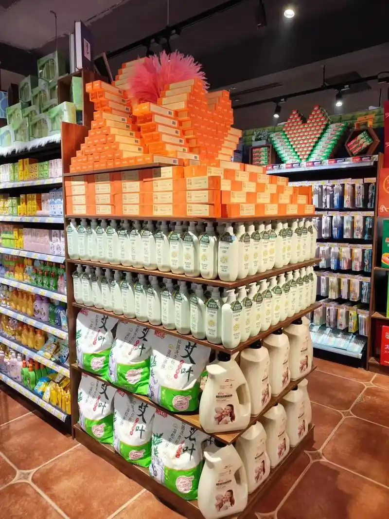 超市洗化陈列欣赏,做洗化我们是专业的#超市陈列 - 抖音