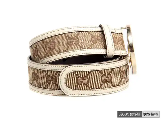 【gucci古驰 腰带】gucci(古琦)双g帆布腰带【正品 价格 图片】