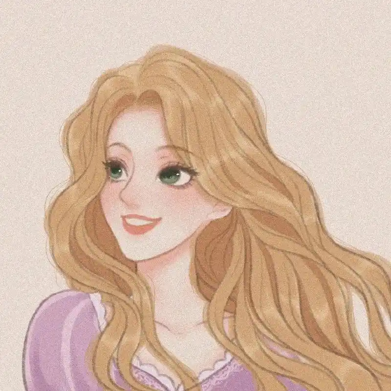 头像96迪士尼在逃公主上线,快收藏 分享一组甜美的迪士尼公主手绘