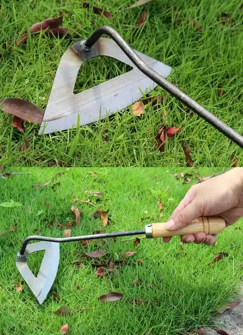 家用园艺锄草农用工具除草挖土种菜种花小锄头神器多功能全钢老式