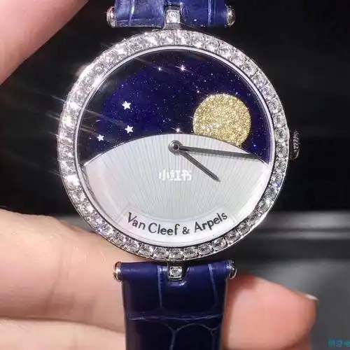 梵克雅宝日月星辰手表全钻(vca全钻版日月星辰awm)-第2张图片-教育