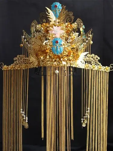 新款中式婚礼结婚仪式大凤凤冠古装新娘进场发饰