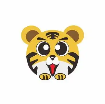 卡通老虎头像图片