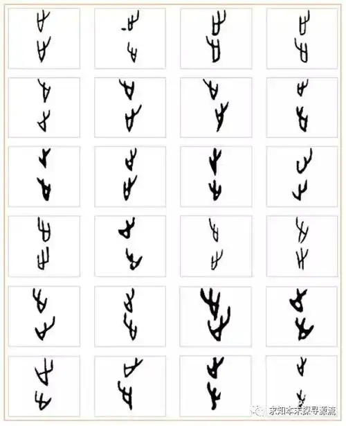 这可以从"步"字的甲骨文形体和金文形体中寻求正解(参见下图).