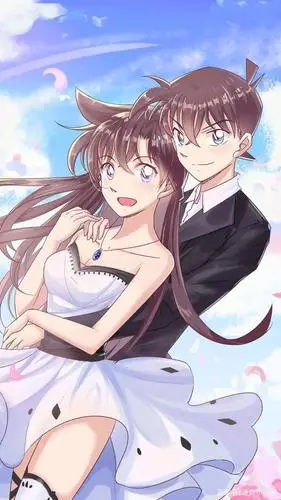 名侦探柯南:新兰夫妇超甜蜜壁纸大放送,新兰迷快来收藏吧