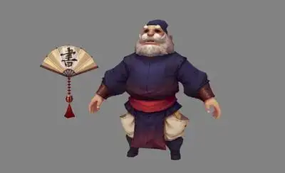 老管家 老先生 书院 私塾 教书授业先生 古代白胡子老人 老爷爷 老者