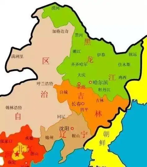 东北三省地图全图大图 第1页 _ 驾考预约大全