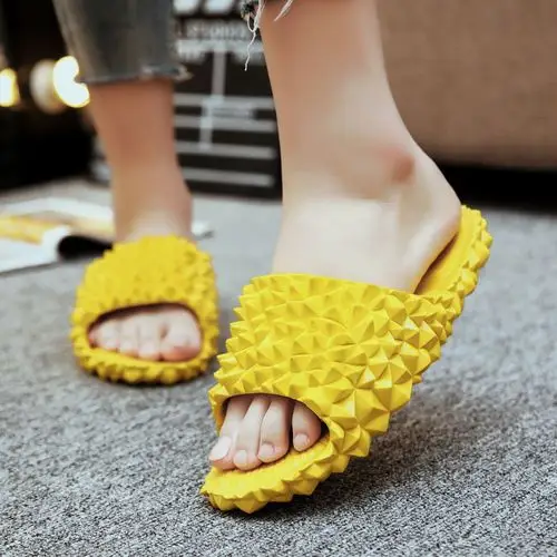 2020爆款榴莲凉拖鞋女沙滩鞋亲子凉拖鞋百搭外穿软底时装拖鞋网红