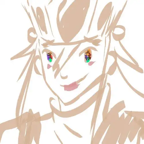 2鬼灭之刃上弦之二童磨和郭游篇花街装扮q版善善(画的时候差点笑死)