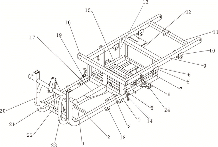 一种电动三轮车车架