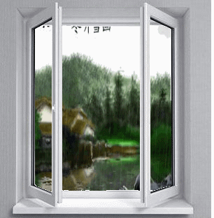 五绝~潇雨叩窗扉