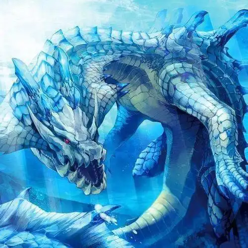冰夷,一条诞生于昆仑山冰雪中的上古冰龙.