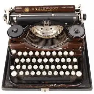 1920s古董安德伍德underwood 机械英文打字机8品京紫同款