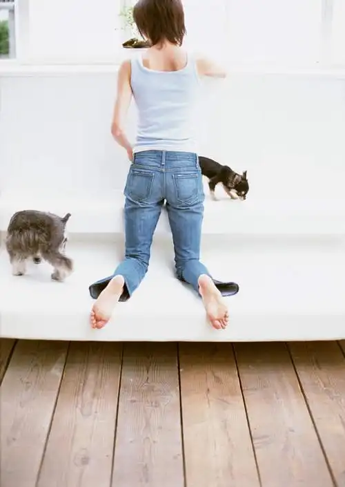 东方人,腿部,脚,脚趾,脚趾甲,腿,一个人,跪,竖图,室内,白天,窗户,地板