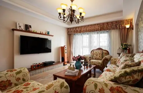 奥林匹克花园田园风格装修效果图