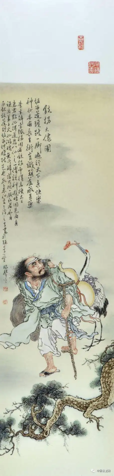 上真实的人物,比如韩湘子(韩湘),比如吕洞宾(吕岩),但铁拐李却例外
