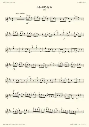 b小调协奏曲(第三乐章)[里丁]-中国音乐学院小提琴考级